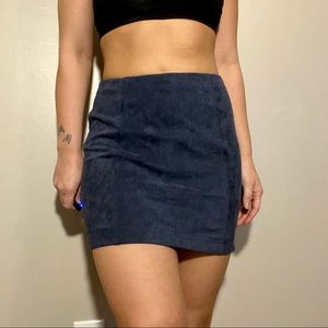 Navy blue mini skirt (barely worn)